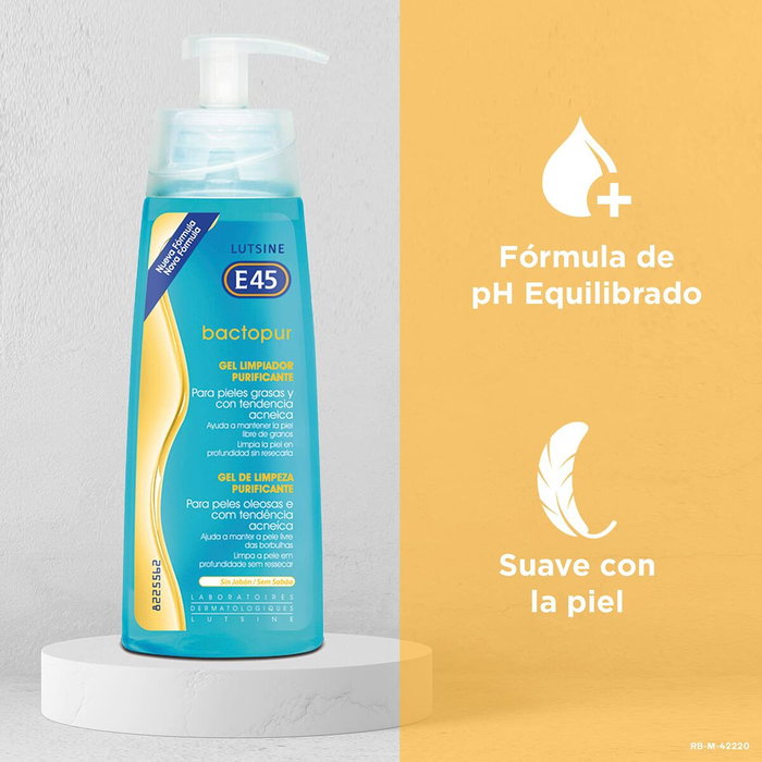 Gel Limpiador Facial Lutsine BACTOPUR 200 ml Purificante