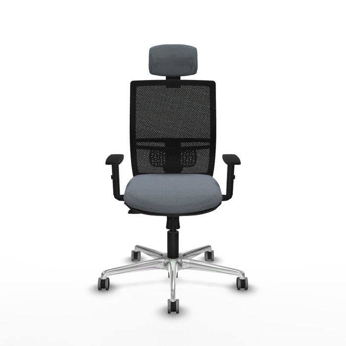PIQUERAS Y CRESPO Silla de oficina Yunquera Gris y Negro PIQUERAS Y CRESPO Silla de oficina Yunquera Gris y Negro