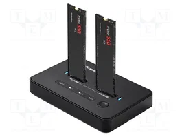 QOLTEC Estación de acoplamiento USB 3.2 generación 1 para M.2 NVMe SSD