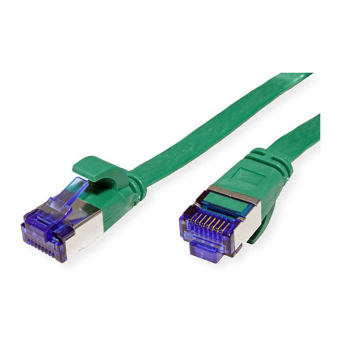 VALUE Patchkabel Cat.6A (Class EA) FTP extraplano verde 0,5 m