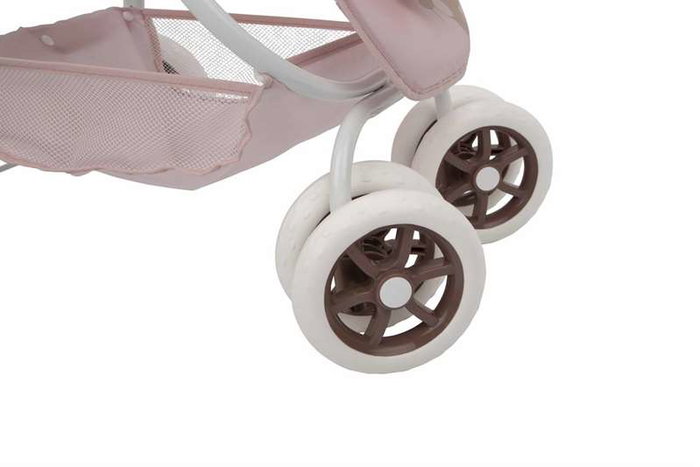 Muñecas Arias Coche Muñeca Gemelar Bear con Bolso Rosa y Marrón
