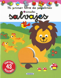 SUSAETA EDICIONES, ANIMALES SALVAJES - Mi primer libro de pegatinas