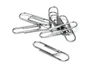Q-connect Clips de acero galvanizado de 32 mm, caja de 100 unidades