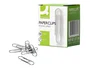 Q-connect Clips de acero galvanizado de 32 mm, caja de 100 unidades
