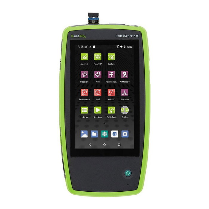 NetAlly EXG-300 EtherScope nXG Analizador de Red Portátil, Pantalla LCD 5", Wi-Fi Tribanda 2.4/5/6 GHz, 802.11 a/b/g/n/ac/ax, Conectores RJ-45, USB-A, USB-C NetAlly EXG-300 EtherScope nXG Analizador de Red Portátil, Pantalla LCD 5", Wi-Fi Tribanda 2.4/5/6 GHz, 802.11 a/b/g/n/ac/ax, Conectores RJ-45, USB-A, USB-C