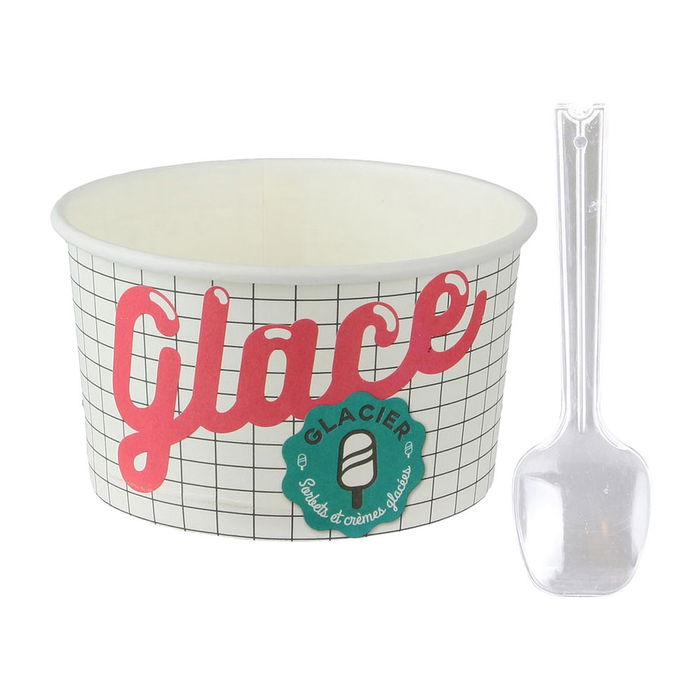 Saveur et Degustation Juego 10 Bols Helado Con Cuchara Modelos Surtidos