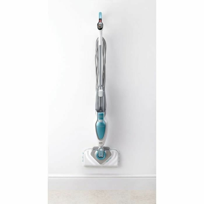 Black + Decker FSM1630-QS Limpiador a vapor de escoba Deluxe - 1600W - 460 ml - Blanco