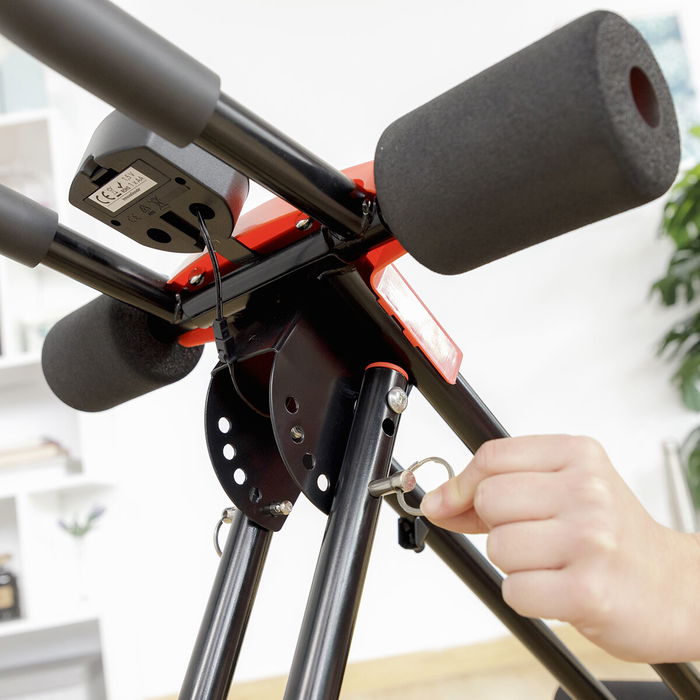 Pack Set de Bandas de Resistencia con Accesorios y Guía de Ejercicios y Máquina de Abdominales Plegable con Guía de Ejercicios I