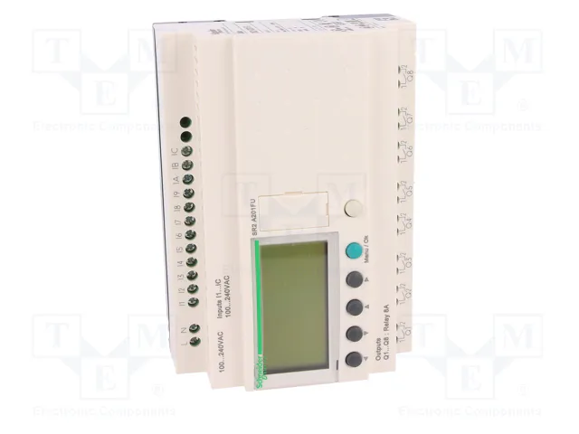 SCHNEIDER ELECTRIC Zelio Logic SR2A201FU Controlador Lógico Programable Compacto SCHNEIDER ELECTRIC Zelio Logic SR2A201FU Controlador Lógico Programable Compacto