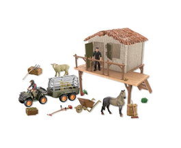 Jugatoys - naturetoys Granja con animales y accesorios, modelos surtidos