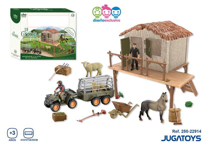 Jugatoys - naturetoys Granja con animales y accesorios, modelos surtidos