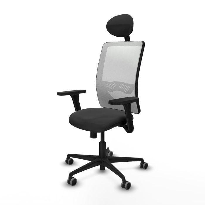 PIQUERAS Y CRESPO Silla de oficina Zulema Gris oscuro y Blanco PIQUERAS Y CRESPO Silla de oficina Zulema Gris oscuro y Blanco