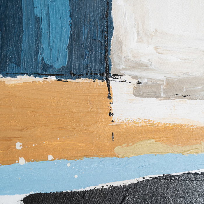 Cuadro Pintura Abstracto 2/M 63 X 3 X 80 cm (Set de 2)