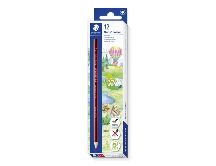 Staedtler Noris Colour Lápices de Colores Rojo Claro (Set de 12)