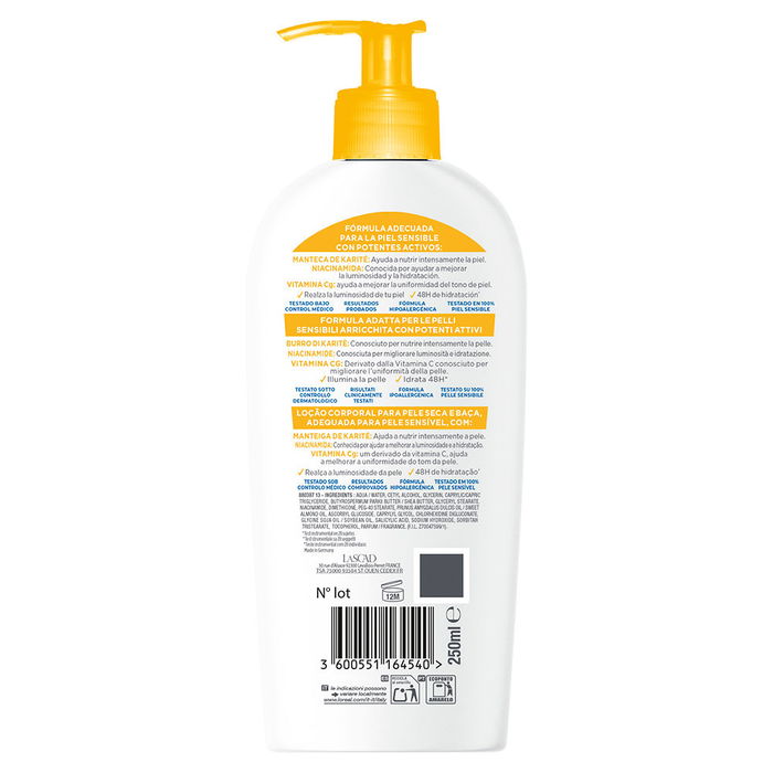 Mixa Loción Corporal Niacinamida Bright para Piel Seca y Apagada 250 ml Mixa Loción Corporal Niacinamida Bright para Piel Seca y Apagada 250 ml