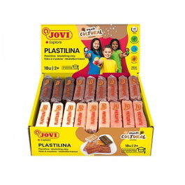 Jovi Plastilina Multicultural Colors Colores Piel Caja de 18 unidades
