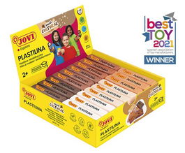 Plastilina Jovi 70 Pastilla 50 Gr. Surtido Colores Multicultural Caja De 18 (3X 6 Col.)