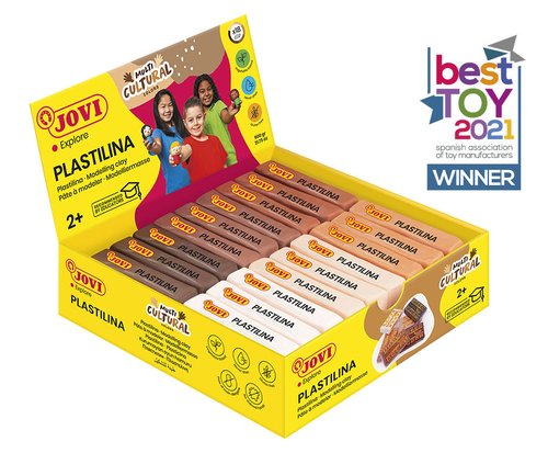 Jovi Plastilina Multicultural Colors Colores Piel Caja de 18 unidades Jovi Plastilina Multicultural Colors Colores Piel Caja de 18 unidades