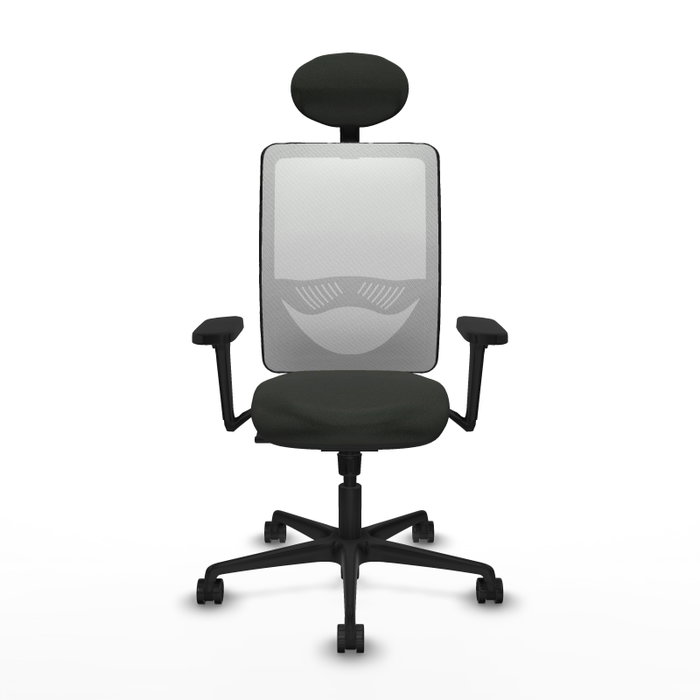 PIQUERAS Y CRESPO Silla de oficina Zulema con mecanismo Sincro, Negro y Blanco PIQUERAS Y CRESPO Silla de oficina Zulema con mecanismo Sincro, Negro y Blanco