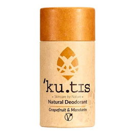 Kutis Desodorante Vegano Pomelo y Mandarina Barra Natural Ecológico Anti-olor Con Aceites Esenciales