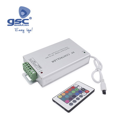 GSC Evolution Controlador para tiras LED RGB 144W 12V-24V