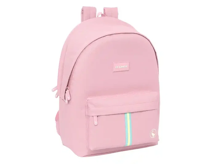 Safta Mochila Doble para Portátil 15,6'' + USB El Ganso Basics Pink Safta Mochila Doble para Portátil 15,6'' + USB El Ganso Basics Pink