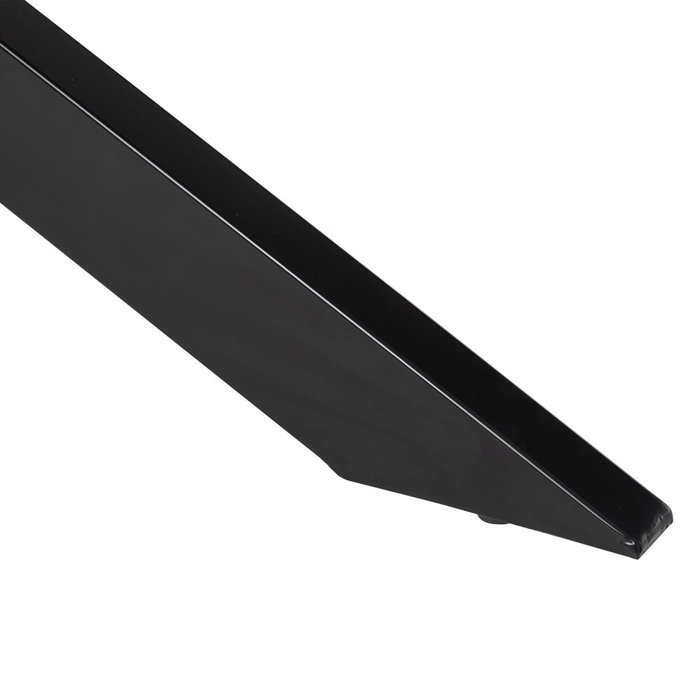 Mesa Comedor Natural-Negro Madera-Hierro 160 X 90 X 79 cm