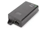 Digitus DN-95103-2 Inyector PoE+ Profesional 30W, IEEE 802.3at/af, Gigabit, para Cámaras IP, AP, VoIP, Alcance 100m (Extensible a 400m), Negro