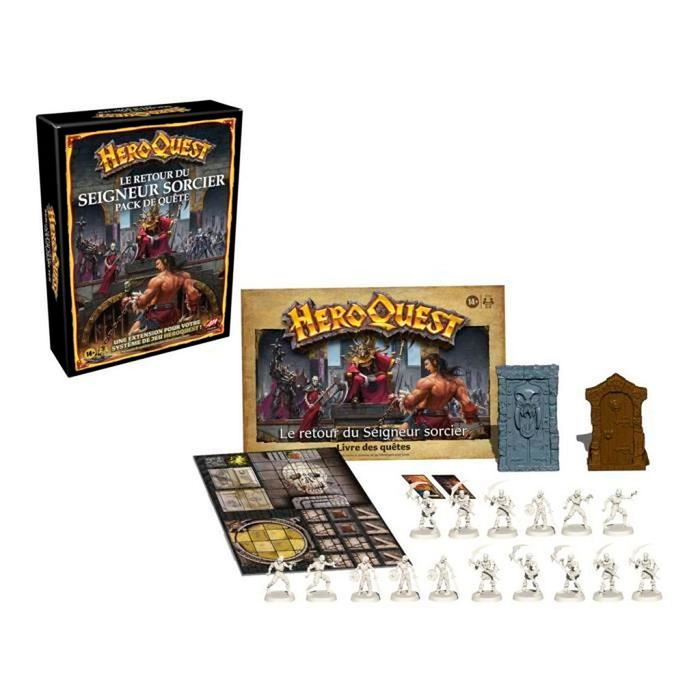 Hasbro Games Heroquest Exp. El Regreso Del Señor Brujo Francés F4193