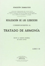 BOILEAU, Realización Ejer.Armonía Vol.III - ZAMACOIS, Joaquín