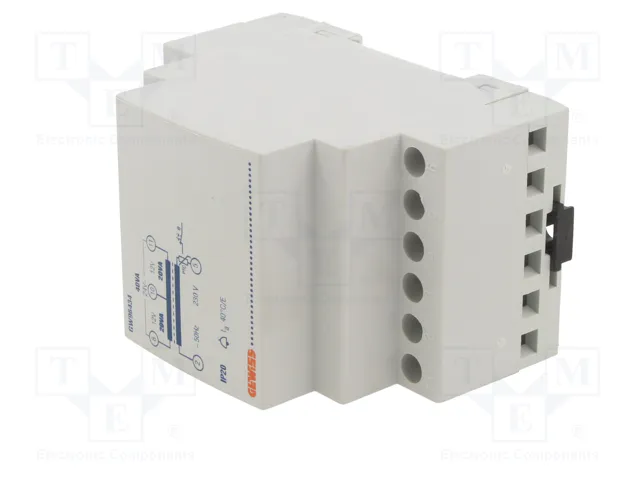 GEWISS Transformador de campana 40VA 230V AC a 12V/24V para raíl DIN