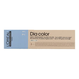 L'Oréal Dia Color Tinte 7.1 Rubio Ceniza Medio 60ml Demi-Permanente Sin Amoniaco