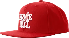 ERNIEBALL Gorra Roja - Logo Eb Blanco
