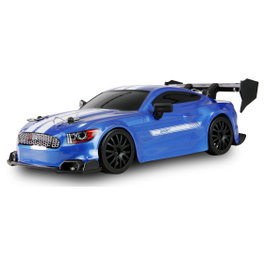 AMEWI Drift Racing Car 4WD 1:24 RTR azul con iluminación inferior