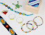 Innspiro Rocalla de Vidrio Redonda Plateado Verde Aguacate 2,3 mm 120g