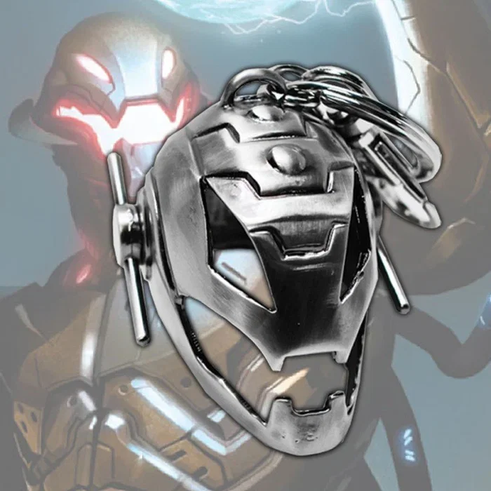 Semic Distribution Llavero de Anilla Ultron Marvel Acero Inoxidable 50mm