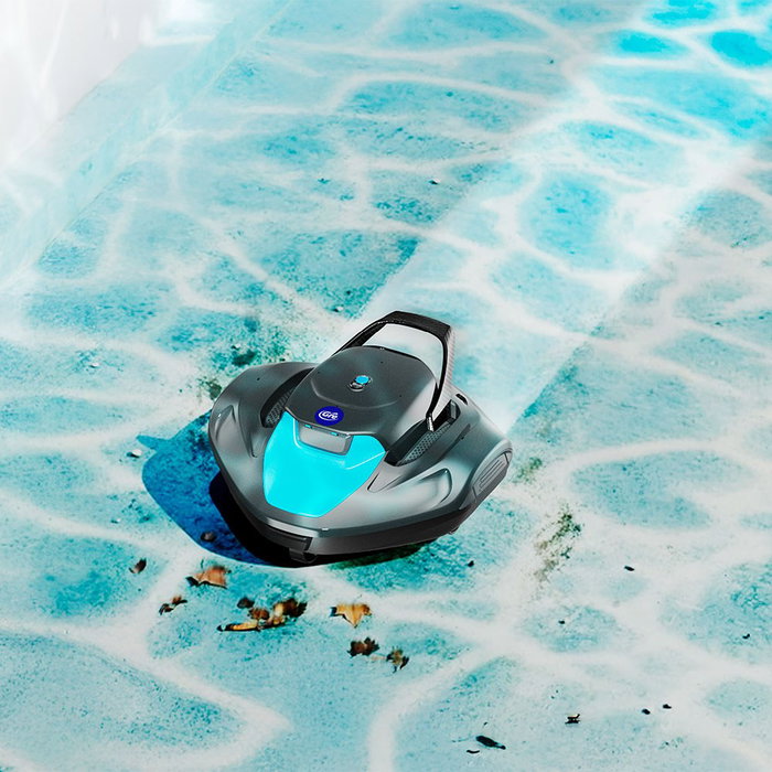 Moovo 90 Robot Limpiafondos Inalámbrico para Piscinas hasta 80 m², Autonomía 90 Min, Batería Litio-ion