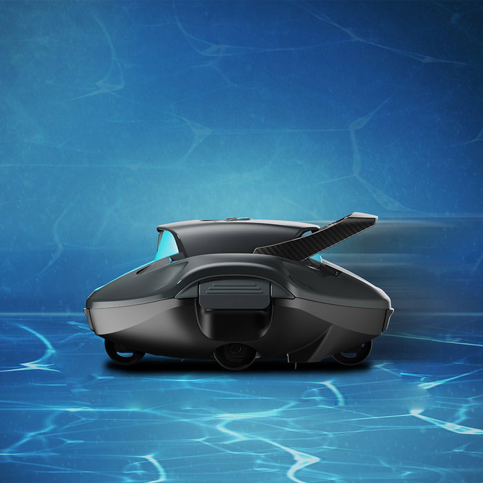 Moovo 90 Robot Limpiafondos Inalámbrico para Piscinas hasta 80 m², Autonomía 90 Min, Batería Litio-ion