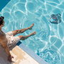 Moovo 90 Robot Limpiafondos Inalámbrico para Piscinas hasta 80 m², Autonomía 90 Min, Batería Litio-ion