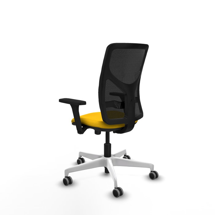 PIQUERAS Y CRESPO Silla de oficina Motilla con mecanismo Sincro/Traslack Amarillo y Negro PIQUERAS Y CRESPO Silla de oficina Motilla con mecanismo Sincro/Traslack Amarillo y Negro