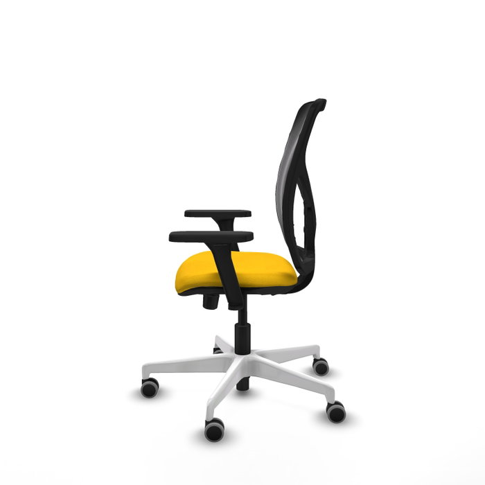 PIQUERAS Y CRESPO Silla de oficina Motilla con mecanismo Sincro/Traslack Amarillo y Negro PIQUERAS Y CRESPO Silla de oficina Motilla con mecanismo Sincro/Traslack Amarillo y Negro