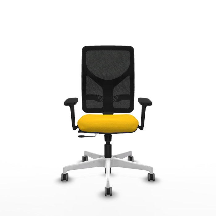 PIQUERAS Y CRESPO Silla de oficina Motilla con mecanismo Sincro/Traslack Amarillo y Negro PIQUERAS Y CRESPO Silla de oficina Motilla con mecanismo Sincro/Traslack Amarillo y Negro