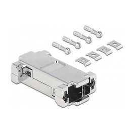 DeLOCK Carcasa para 2 x D-Sub 9 pin, Plata
