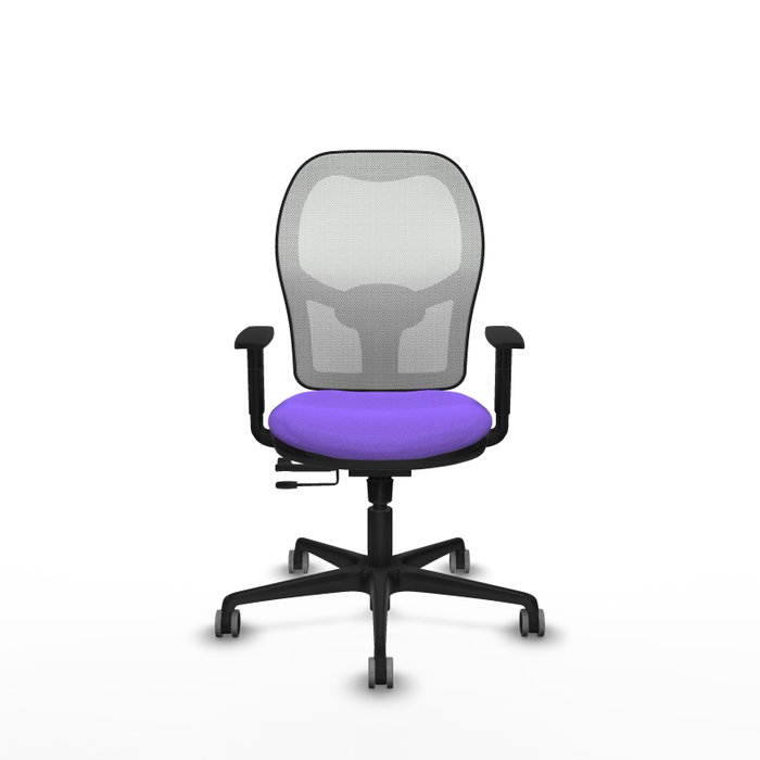 PIQUERAS Y CRESPO Silla de oficina Jorquera con mecanismo Sincro/Traslack, Lila y Blanco PIQUERAS Y CRESPO Silla de oficina Jorquera con mecanismo Sincro/Traslack, Lila y Blanco