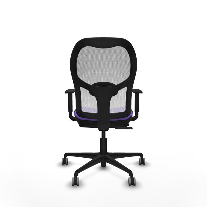 PIQUERAS Y CRESPO Silla de oficina Jorquera con mecanismo Sincro/Traslack, Lila y Blanco PIQUERAS Y CRESPO Silla de oficina Jorquera con mecanismo Sincro/Traslack, Lila y Blanco