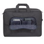 Rivacase 8455 Maletín para Portátil 43,9 cm (17.3") Negro - Ligero 790g, Poliéster, con Asa y Tirante para Hombro
