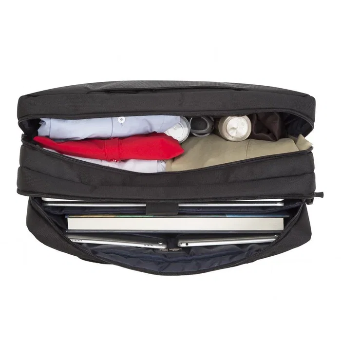 Rivacase 8455 Maletín para Portátil 43,9 cm (17.3") Negro - Ligero 790g, Poliéster, con Asa y Tirante para Hombro Rivacase 8455 Maletín para Portátil 43,9 cm (17.3") Negro - Ligero 790g, Poliéster, con Asa y Tirante para Hombro