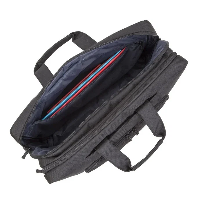 Rivacase 8455 Maletín para Portátil 43,9 cm (17.3") Negro - Ligero 790g, Poliéster, con Asa y Tirante para Hombro Rivacase 8455 Maletín para Portátil 43,9 cm (17.3") Negro - Ligero 790g, Poliéster, con Asa y Tirante para Hombro