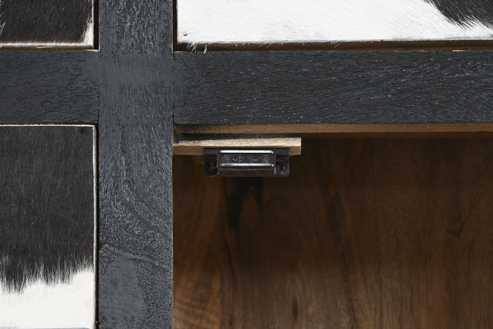 DKD Home Decor Cajonera Mango Piel Vaca 36 x 102 x 115 cm DKD Home Decor Cajonera Mango Piel Vaca 36 x 102 x 115 cm