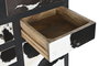DKD Home Decor Cajonera Mango Piel Vaca 36 x 102 x 115 cm